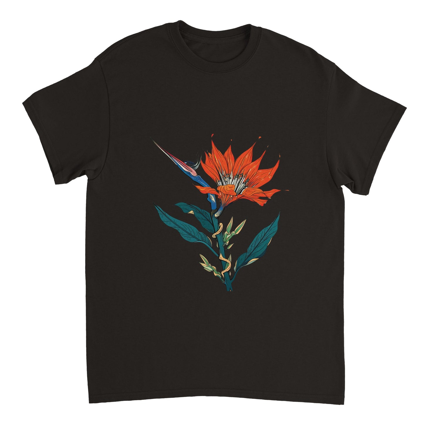 Bird of Paradise - Flower Power Collection - Unisex Crewneck T-shirt