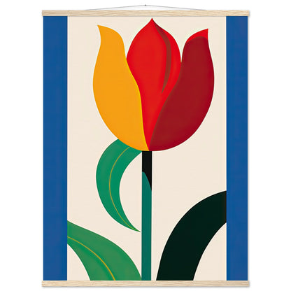 Tulip - Flower Power Collection - Museum-Quality Matte Paper Poster with Hanger