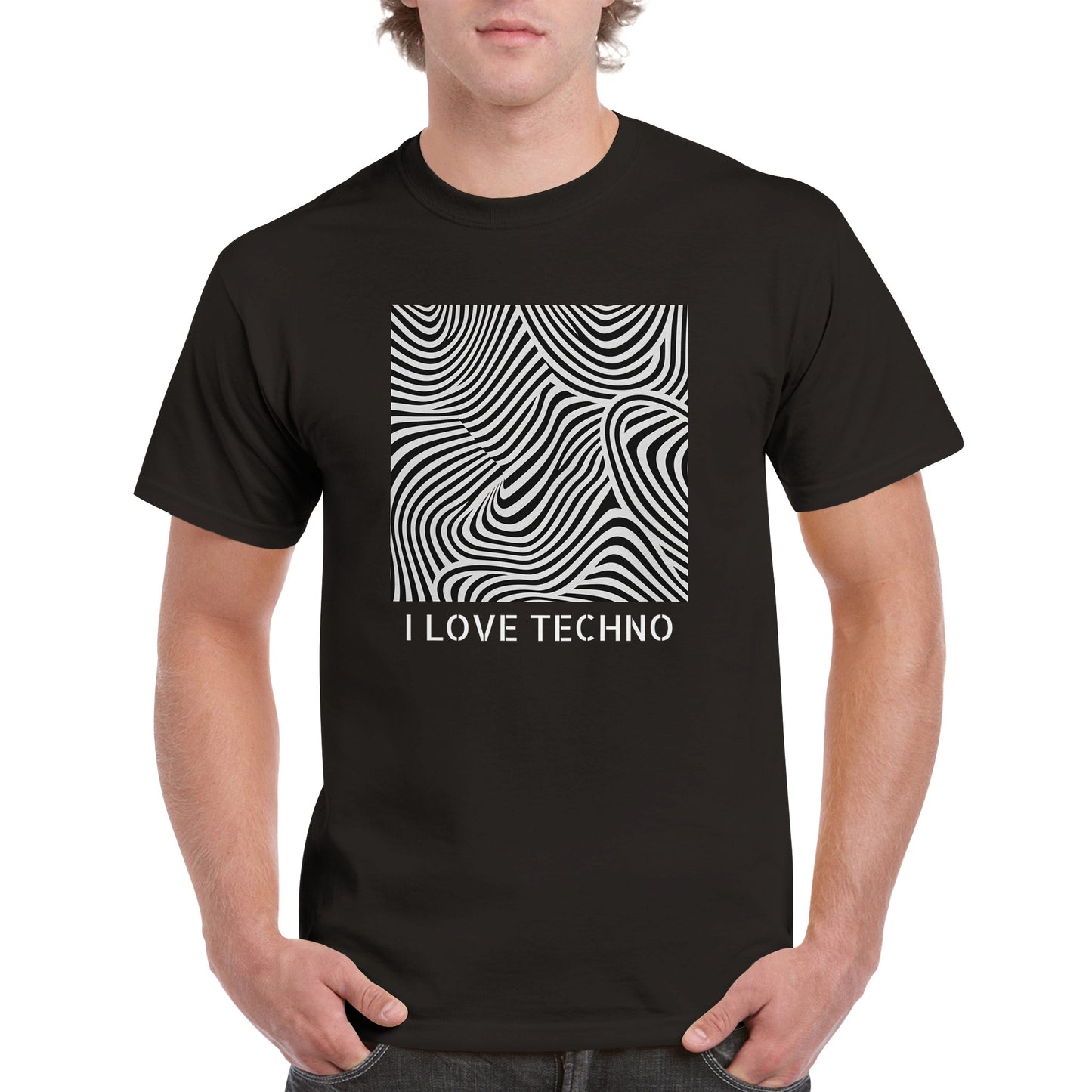 Techno - Music Series - Unisex Crewneck T-shirt