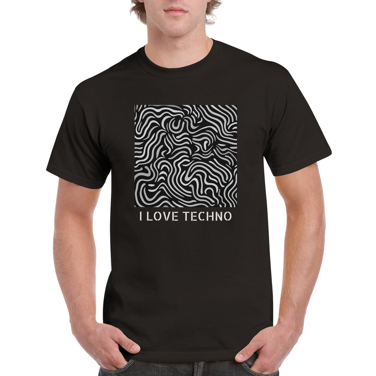 Techno - Music Series - Unisex Crewneck T-shirt