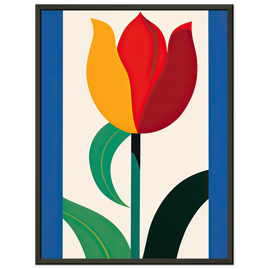 Tulip - Flower Power Collection - Premium Matte Paper Metal Framed Poster