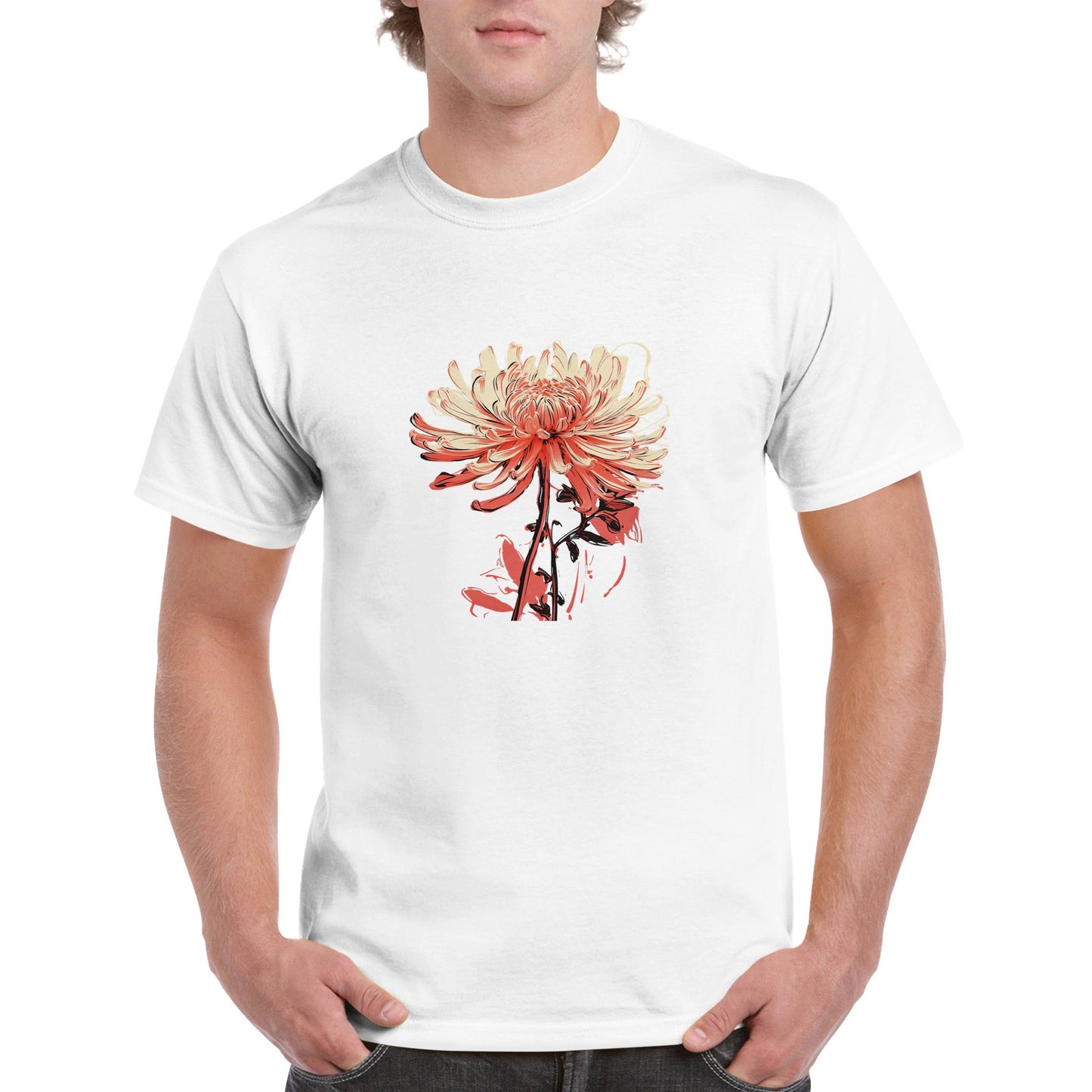 Chrysanthemum - Flower Power Collection - Unisex Crewneck T-shirt
