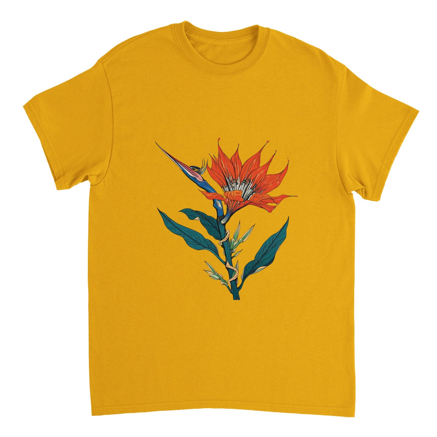 Bird of Paradise - Flower Power Collection - Unisex Crewneck T-shirt