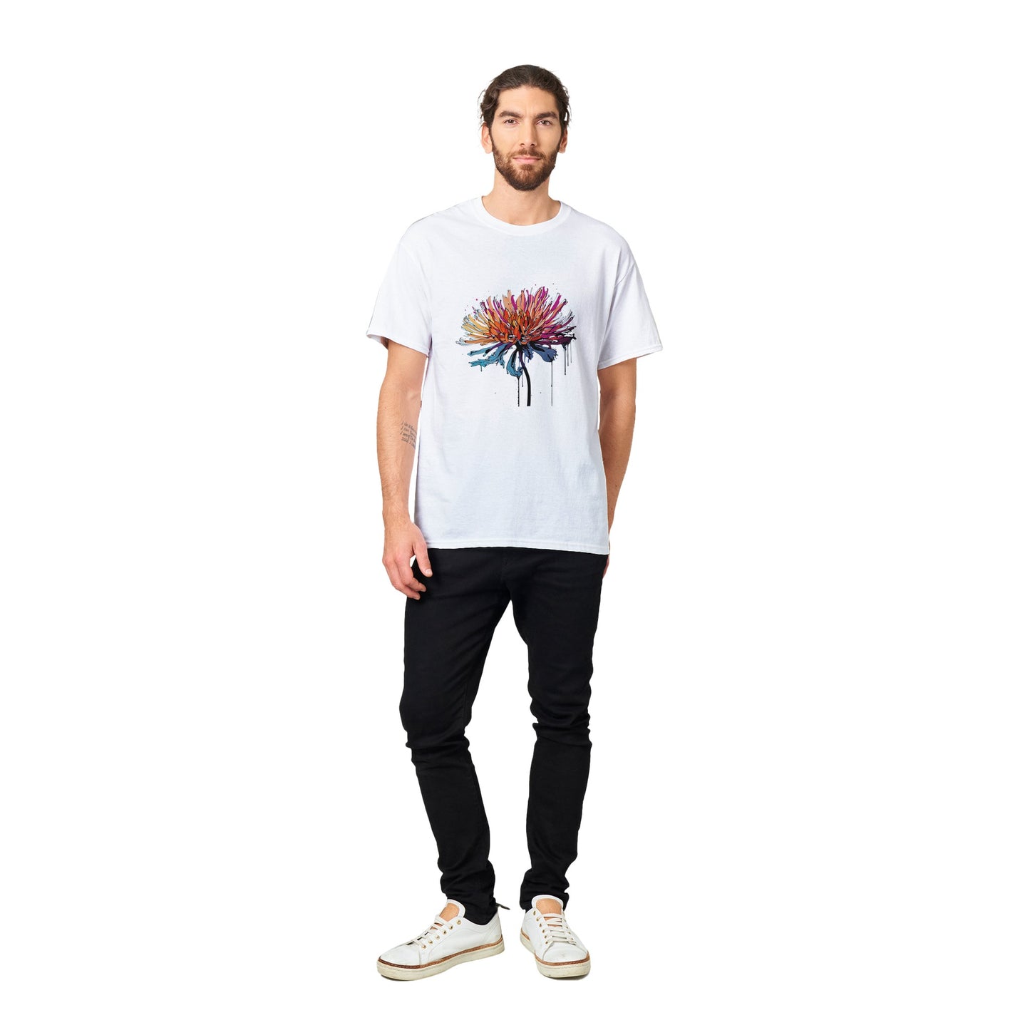 Chrysanthemum - Flower Power collection - Unisex Crewneck T-shirt