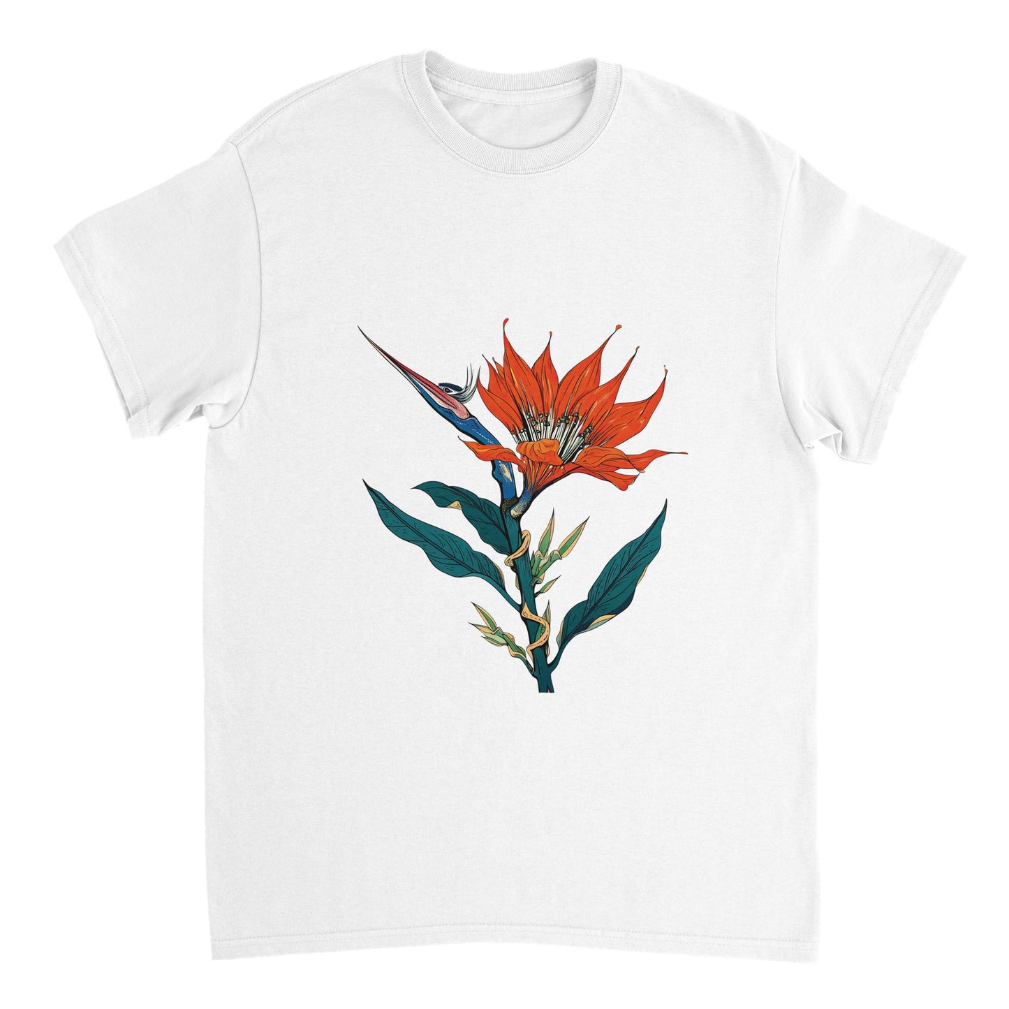 Bird of Paradise - Flower Power Collection - Unisex Crewneck T-shirt