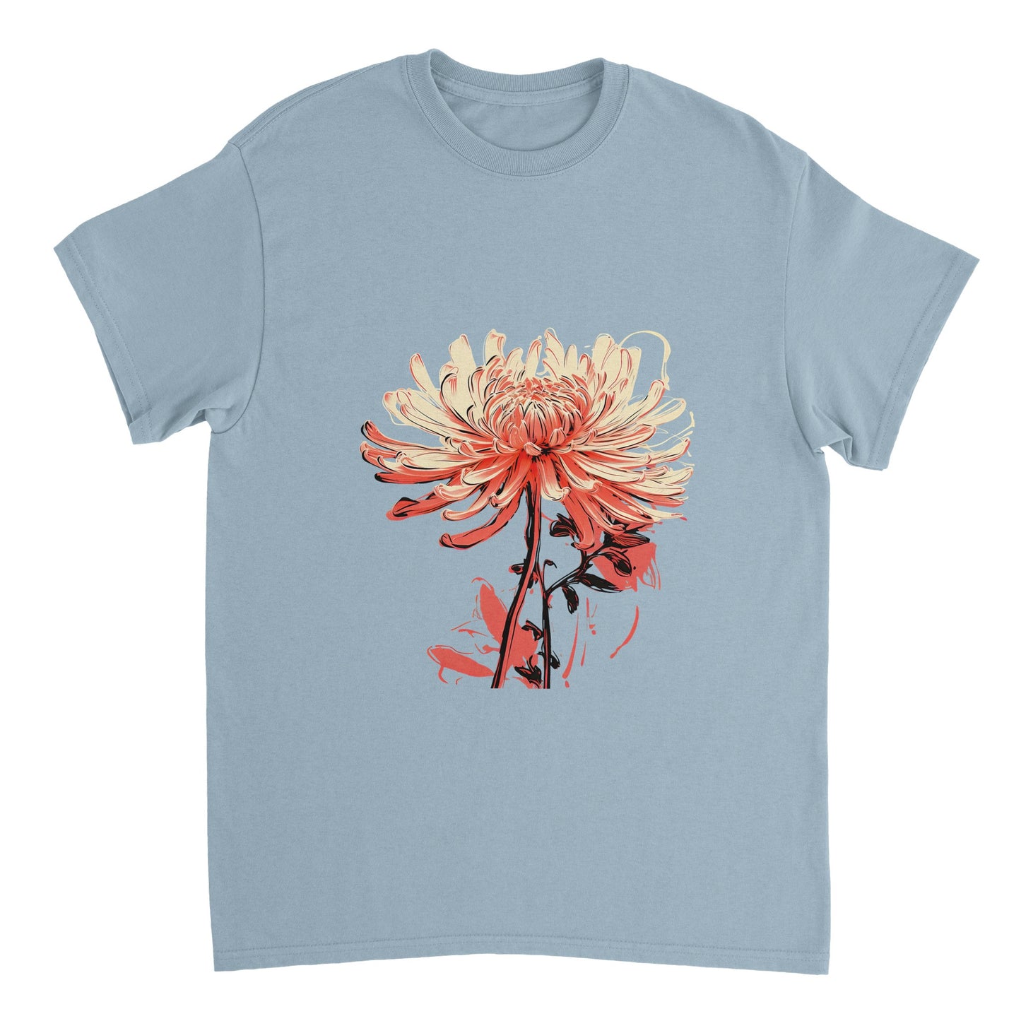 Chrysanthemum - Flower Power Collection - Unisex Crewneck T-shirt