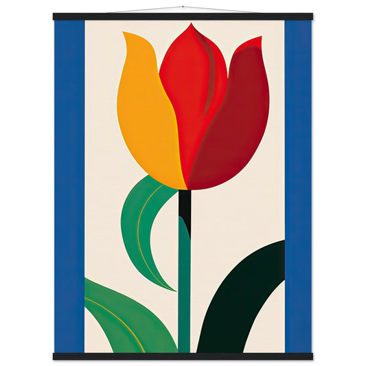 Tulip - Flower Power Collection - Museum-Quality Matte Paper Poster with Hanger